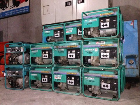 Những từ thường dùng trong máy phát điện